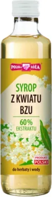 Zdjęcie produktu dla Polska Róża Syrop Z Kwiatu Bzu 250ml Do Rozcieńczania Z Herbatą I Wodą