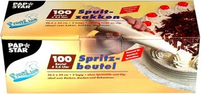 Zdjęcie produktu dla 1200 Worek do wyciskania Papstar 2,6 l 54 cm x 26,5 cm przezroczysty 12488
