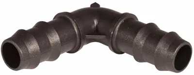 Image de Raccord goutte à goutte coudé Ø16mm cannelé  par 2