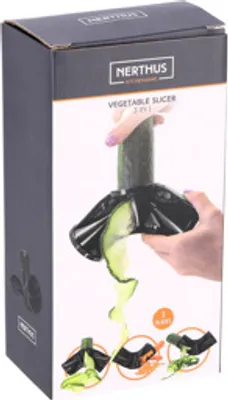 Produktbild von Nerthus 3-in-1-Gemüseschneider | 4 Stück