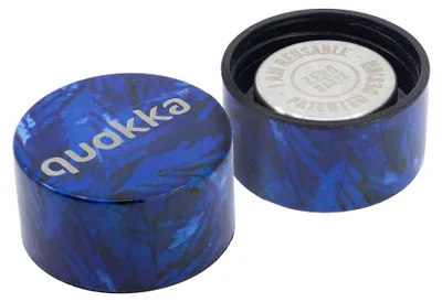 Productafbeelding van Quokka Solid, roestvrijstalen fles/thermoskan, model Night Forest, 850 ml, artikelnummer 40193