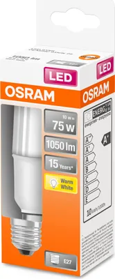 Image de Osram STAR Ampoule LED Blanc chaud 2700 K 9 W E27 E