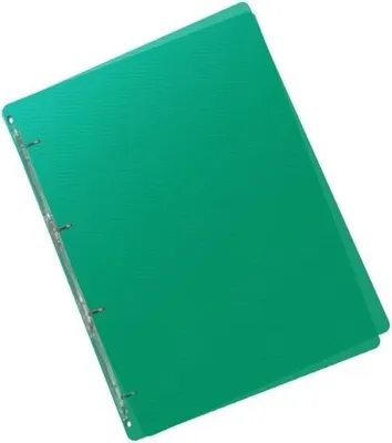 Immagine prodotto di raccoglitore a 4 anelli Trasparente A5, 25 mm, verde