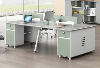 Produktbild von Team Schreibtisch Gruppenschreibtisch Arbeitsplatz Schreibtische 4 Personen