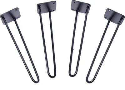 Produktbild von Tischbeine, Bankbeine, Möbelbein, Möbelfüße, Industriestil, Loft-Stil, Metallbeine, Höhe: 30 cm