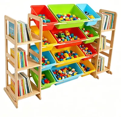 Obrázok produktu pre Organizér na detské hračky s priehradkami