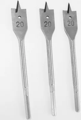 Produktbild von MAKITA Flachfräsbohrer-Set 3 tlg. Akkuschrauber Holz fräsen Bohrer Flachfräser