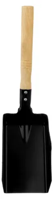 Produktbild von Feuerstelle Ascheschaufel 15" Metall Gartenschaufel Kehrblech Mit Holzgriff Für Holzofen Kohle