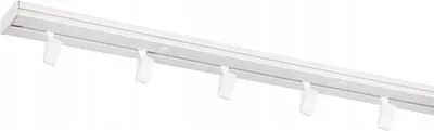 Image de Rail de rideau de plafond à une voie en PVC 150 cm