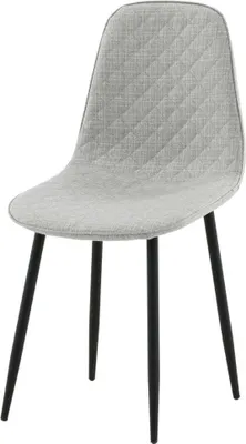 Immagine prodotto di FURNLUX Sedia da sala da pranzo Polar Grey Und Black 44cm / Hauptfarbe: Grau / Dimensioni: 44 x 53 x 88 cm