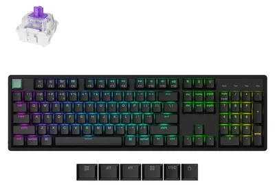 Immagine prodotto di Tastiera meccanica wireless per gamer Keychron K10 HE con interruttore magnetico - Edizione Standard