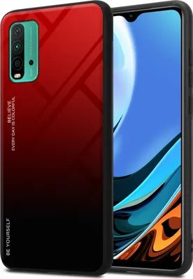 Produktbild von Cadorabo Hülle für Xiaomi RedMi 9T / POCO M3 Schutz Hülle in Schwarz Handyhülle TPU Etui Cover Case Tempered Glas