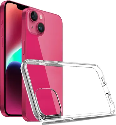 Obrázek produktu pro Pouzdro na mobilní telefon pro iPhone 15 Plus Nárazuvzdorné průhledné ochranné pouzdro na míru ze silikonu/TPU