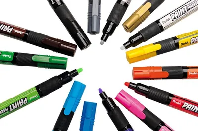 Obrázok produktu pre Popisovač Pentel PAINT MARKER MMP20, strieborný