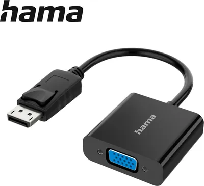 Produktbild von HAMA Adapter Multimedia DisplayPort-VGA Full-HD 1080p