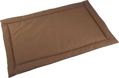Obrázok produktu pre Vodotesné psie lôžko veľkosti 110 x 70 cm – robustné, ľahko udržiavateľné, z materiálu Codura, podložka pre malé, stredné a veľké psy, pre vnútorné aj vonkajšie použitie – farba – svetlo hnedá