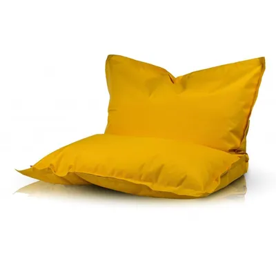 Obrázok produktu pre Polyesterový vankúš M Cushion Sack Pouffe - Mäkký a pohodlný - Farba: žltá