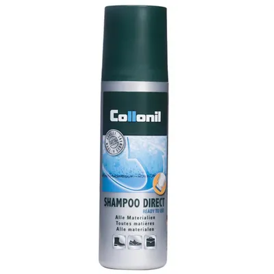 Zdjęcie produktu dla COLLONIL | Shampoo Direct szampon do zamszu i nubuku | 100 ml, z aplikatorem, skutecznie usuwa zabrudzenia i odświeża skórę