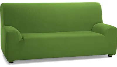Immagine prodotto di Copertura elastica per divano, extra morbida, 170-215 cm, verde, per divano a 3 posti