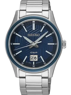 Image de Seiko SUR559P1 montre saphir hommes Big-Date 40mm 10ATM