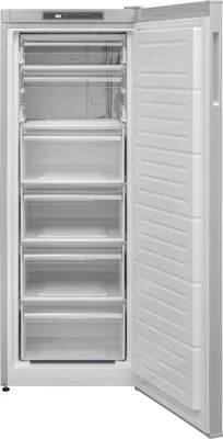 Produktbild von Telefunken KTFG15421FS2 Gefrierschrank (4-Sterne) / Tiefkühlschrank / Höhe 145,5 cm / 188 L Gesamt-Nutzinhalt / Silber