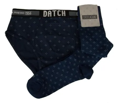 Immagine prodotto di Set slip + 1 paio calze lunghe uomo calzini alti underwear DATCH articolo CDM002, S/46, Cotone 95%,Spandex 5%
