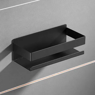 Produktbild von Duschregal aus rostfreiem Stahl - modernes Design - selbstklebend