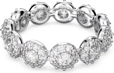 Zdjęcie produktu dla Pierścionek Constella marki Swarovski - Biały, rodowany (Rozmiar pierścionka: 55)