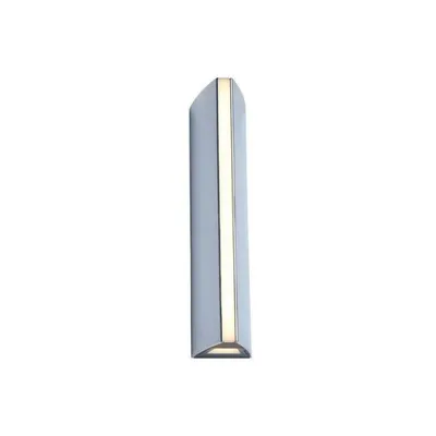 Produktbild von LUTEC Leo LED Aussenwandleuchte 2fach 3000 K 14W IP54 Chrom