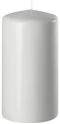 Immagine prodotto di Candele Candele a colonna Candela grigio argento 130x70mm Qualità RAL 1 pezzo