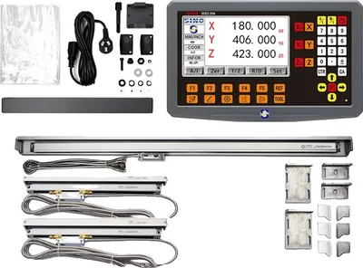 Immagine prodotto di Kit di visualizzazione digitale, ampio display LCD, misurazione di alta precisione, DRO-KA300-KA500-KA50