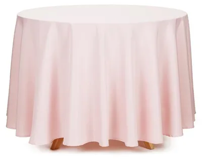 Produktbild von 10x Tischdecke, rosa, Ø 230 cm, Polyester, rund