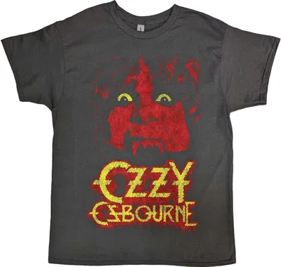 Image de Ozzy Osbourne - "Yellow Eyes" T-Shirt für Herren/Damen Uni RO9227 (S) (Anthrazit)