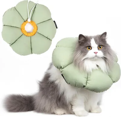 Imagen del producto de Collar para gatos - talla M - suave e impermeable - ajustable - circunferencia del cuello de 16,5 a 26,7 cm