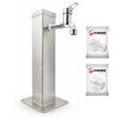 Produktbild von SCHMIDT security tools Wassersäule Edelstahl 50 cm mit 1/2 & 3/4 Zoll Adapter