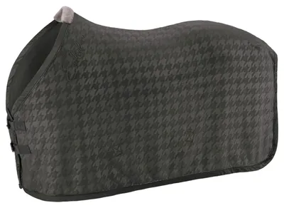 Produktbild von Eskadron ESSENCE Abschwitzdecke " FLEECE STAMP " in Hahnentritt-Optik Größe - XXL Farbe - darkolive