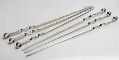 Produktbild von Grillspieße 44 cm für Fleisch Gemüse Obst 6 Stück