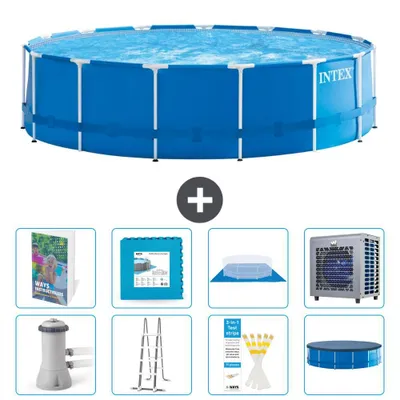 Immagine prodotto di Piscina con telaio rotonda - 457 x 122 cm - 9 pezzi  S601