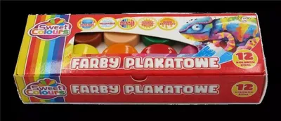 Obrázek produktu pro Plakátové barvy 12 barev 20ml