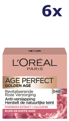 Immagine prodotto di 6 confezioni di L'Oréal Skin Age Perfect Golden Age Crema da Giorno SPF 30