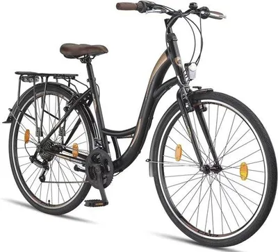 Produktbild von Famanu Stadtfahrrad 28 Zoll – 21 Gänge, komfortable Alltagsfiets