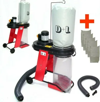 Produktbild von 55687 Absauganlage 550 Absaugung + 5 x 55626 Spänebeutel für Späneabsauganlage