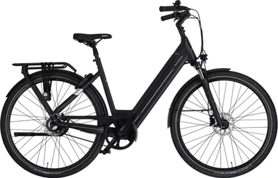 Rucanor Elektrische stadträder Urban Plus 28 Zoll 53 cm Damen Hydraulisch Scheibenbremse Mattschwarz
