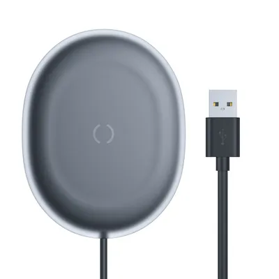 Obrázek produktu pro Baseus Jelly 15 W bezdrtov nabjeka pro sluchtka + USB kabel - USB typ C ern