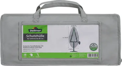 Produktbild von Dehner Abdeckhaube für Schirme bis 2 m, grau