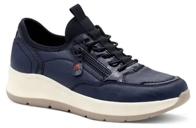 Zdjęcie produktu dla Wygodne sznurowane buty Jana w kolorze niebieskim, rozmiar 39