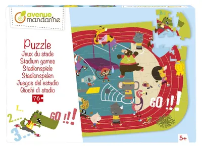 Zdjęcie produktu dla Clairefontaine Avenue Mandarine PU023C Puzzle, Mehrfarbig