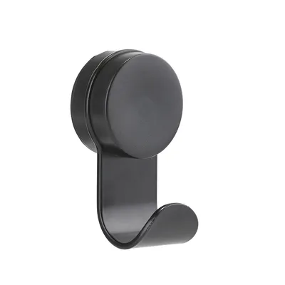 Produktbild von Zone Denmark Haken Puck Hook Single, Wandhaken, Wandgarderobe, Wand Haken, ABS, Black, 14 cm, 330253