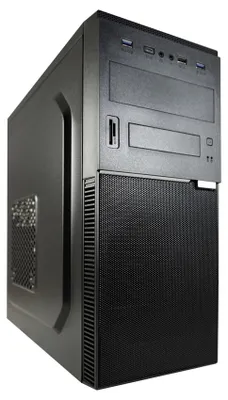 Produktbild von LC-Power LC-7041B-ON, Midi Tower, PC, Schwarz, ATX, micro ATX, Mini-ITX, Metall, Kunststoff, Gaming