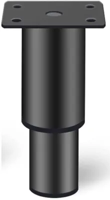 Immagine prodotto di Gambe per divano regolabili e girevoli - Nero - 18-30 cm - Gambe per mobili